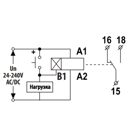 Багатофункціональне цифрове реле часу Eti CRD-18 24-240В AC/DC 1x8A AC1 (2471558)