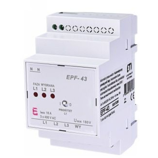 Реле автоматичного вибору фаз Eti EPF-43230/400В (2470280)