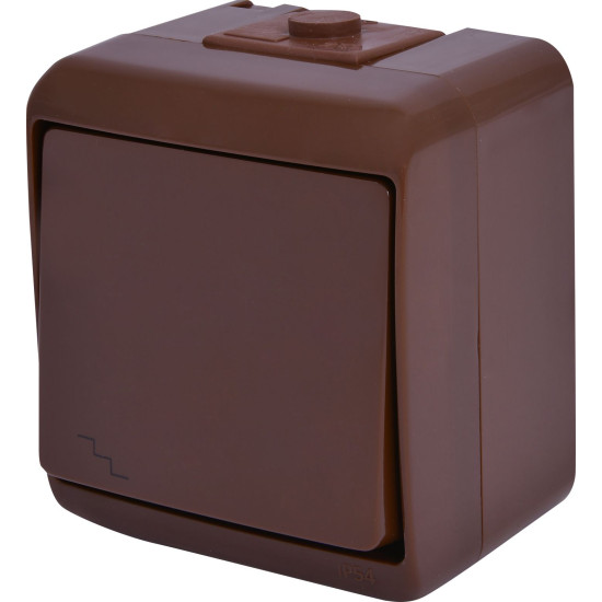 Вимикач прохідний Eti Hermetics VHE-3-KR IP54 коричневий (4668042)