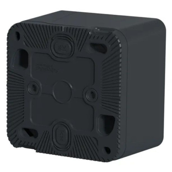 Накладний підрозетник Schneider Electric MUR37911 IP55 (антрацит)