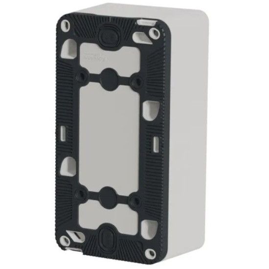 Накладний вертикальний блок підрозетників Schneider Electric MUR39912 IP55 (білий)