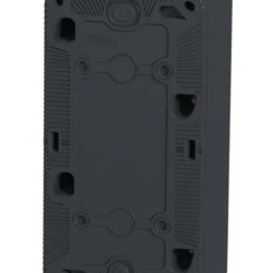 Накладний вертикальний блок підрозетників Schneider Electric MUR37912 IP55 (антрацит)