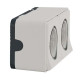 Накладна 2-місна розетка Schneider Electric MUR39035 із з/к та шторками IP55 (біла)