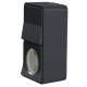 Накладний блок вимикач+розетка Schneider Electric MUR36024 із з/к IP55 (чорний)