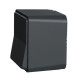 Накладний прохідний 2-клавішний перемикач Schneider Electric MUR35022 (сх.6+6) IP55 (чорний)