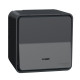 Накладний кнопковий вимикач Schneider Electric MUR35028 з підсвічуванням IP55 (чорний)