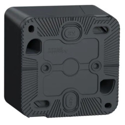 Накладний кнопковий вимикач Schneider Electric MUR35028 з підсвічуванням IP55 (чорний)
