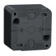 Накладний кнопковий вимикач Schneider Electric MUR35028 з підсвічуванням IP55 (чорний)