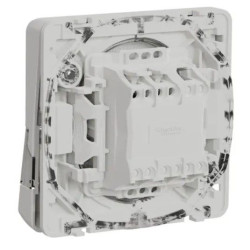 Кнопковий вимикач Schneider Electric MUR39129 із полем для напису IP55 (білий)