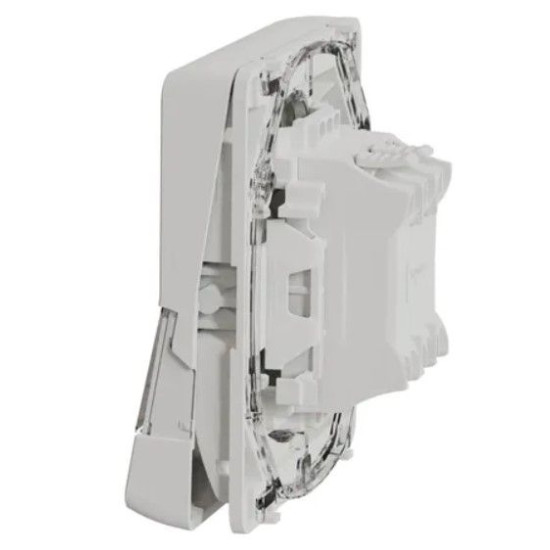 Кнопковий вимикач Schneider Electric MUR39129 із полем для напису IP55 (білий)