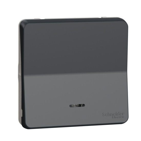 Кнопковий вимикач Schneider Electric MUR35127 з підсвічуванням IP55 (чорний)