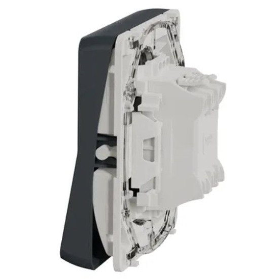 Кнопковий вимикач Schneider Electric MUR35127 з підсвічуванням IP55 (чорний)