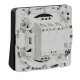 Двоклавішний кнопковий вимикач Schneider Electric MUR35228 з підсвічуванням IP55 (чорний)