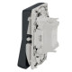 Двоклавішний кнопковий вимикач Schneider Electric MUR35228 з підсвічуванням IP55 (чорний)