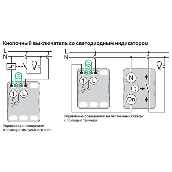 Двоклавішний кнопковий вимикач Schneider Electric MUR35228 з підсвічуванням IP55 (чорний)