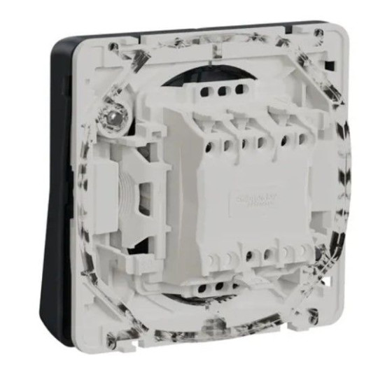 Двоклавішний кнопковий вимикач Schneider Electric MUR35326 IP55 (чорний)