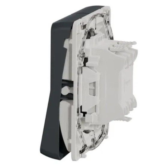 Двоклавішний кнопковий вимикач Schneider Electric MUR35326 IP55 (чорний)