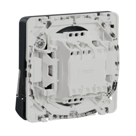 Кнопковий вимикач Schneider Electric MUR34029 із полем для напису IP55 (чорний)