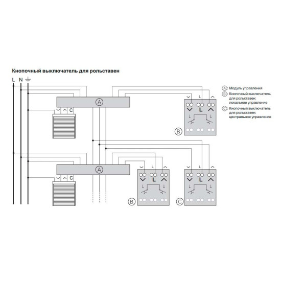 Ролетний вимикач Schneider Electric MUR35042 IP55 (чорний)