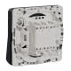 Прохідний 2-клавішний перемикач Schneider Electric MUR35019 (сх.6+6) IP55 (чорний)