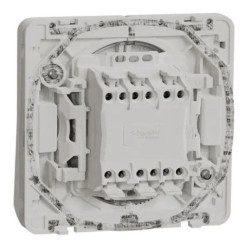 Прохідний 2-клавішний перемикач Schneider Electric MUR39022 (сх.6+6) IP55 (білий)