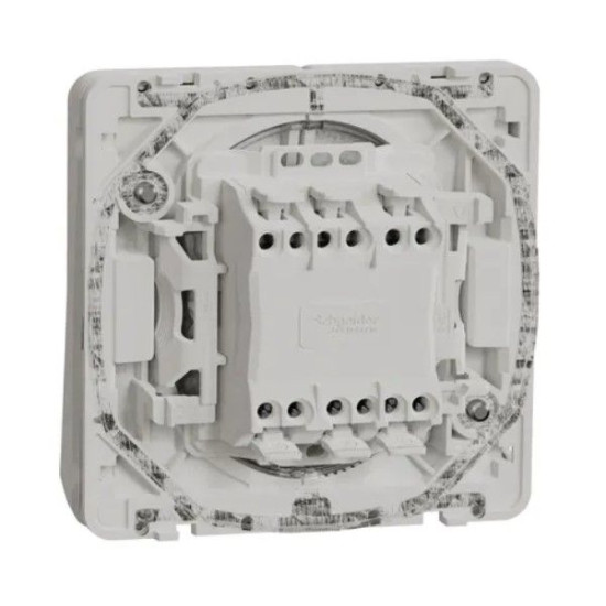 Прохідний 2-клавішний перемикач Schneider Electric MUR39022 (сх.6+6) IP55 (білий)
