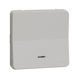 Кнопковий вимикач Schneider Electric MUR39127 з підсвічуванням IP55 (білий)