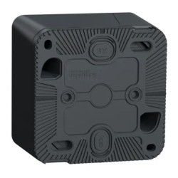 Накладний 1-клавішний вимикач Schneider Electric MUR35021 IP55 (чорний)