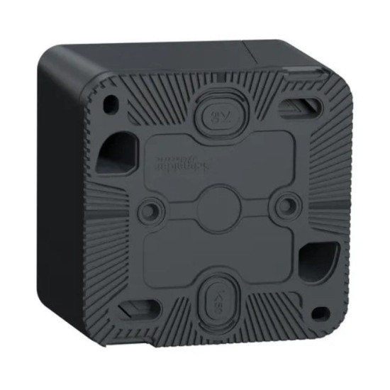 Накладний 1-клавішний вимикач Schneider Electric MUR35021 IP55 (чорний)