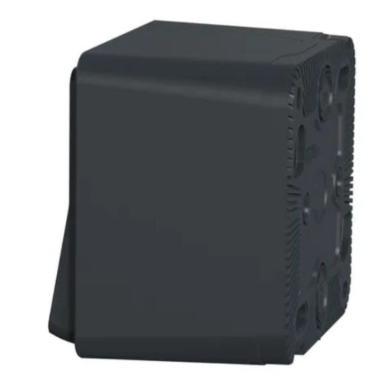 Накладний 1-клавішний вимикач Schneider Electric MUR35021 IP55 (чорний)