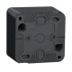 Накладний вимикач Schneider Electric MUR35024 з підсвічуванням IP55 (чорний)