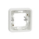 Одномісна рамка Schneider Electric MUR39108 із затискачами IP55 (біла)