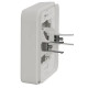 Одномісна рамка Schneider Electric MUR39108 із затискачами IP55 (біла)