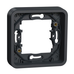 Одномісна рамка Schneider Electric MUR34107 IP55 (чорний)