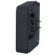 Одномісна рамка Schneider Electric MUR34107 IP55 (чорний)