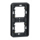 Вертикальна 2-постова рамка Schneider Electric MUR34151 IP55 (чорний)