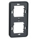 Вертикальна 2-постова рамка Schneider Electric MUR34151 IP55 (чорний)
