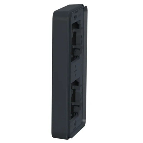 Вертикальна 2-постова рамка Schneider Electric MUR34151 IP55 (чорний)