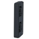 Вертикальна 2-постова рамка Schneider Electric MUR34151 IP55 (чорний)