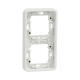 Вертикальна 2-постова рамка Schneider Electric MUR39151 IP55 (біла)
