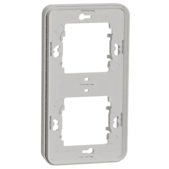 Вертикальна 2-постова рамка Schneider Electric MUR39151 IP55 (біла)