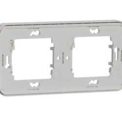 Горизонтальна 2-постова рамка Schneider Electric MUR39101 IP55 (біла)