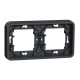 Горизонтальна 2-постова рамка Schneider Electric MUR34101 IP55 (чорний)