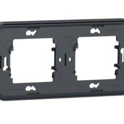 Горизонтальна 2-постова рамка Schneider Electric MUR34101 IP55 (чорний)