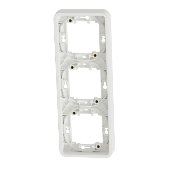 Вертикальна 3-постова рамка Schneider Electric MUR39109 IP55 (біла)