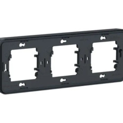 Горизонтальна 3-постова рамка Schneider Electric MUR34109 IP55 (чорний)