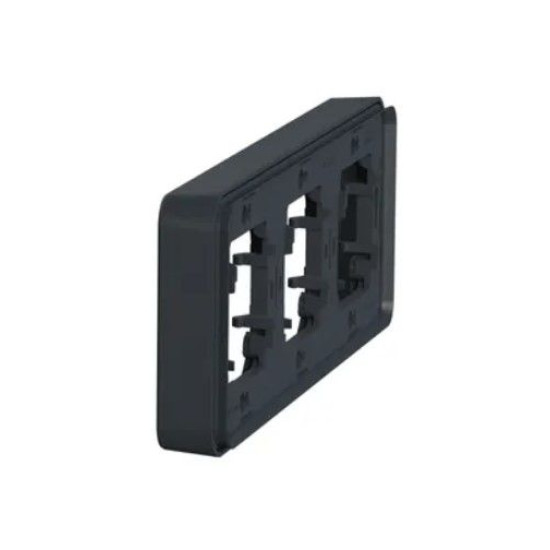 Горизонтальна 3-постова рамка Schneider Electric MUR34109 IP55 (чорний)
