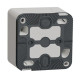 Накладна розетка Schneider Electric MUR39034 із з/к та шторками IP55 (біла)
