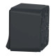 Накладна розетка Schneider Electric MUR36034 із з/к та шторками IP55 (чорний)