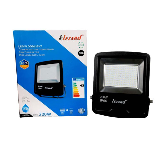Алюмінієвий LED прожектор Lezard (PAL65200) 200Вт 6500K 16000Лм IP65